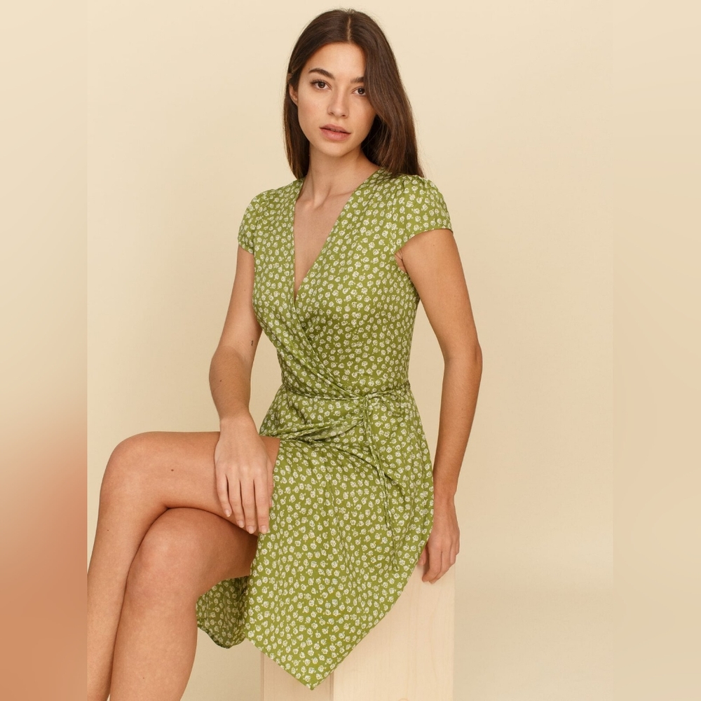 Reformation Wrap Dress Zena - Jessie